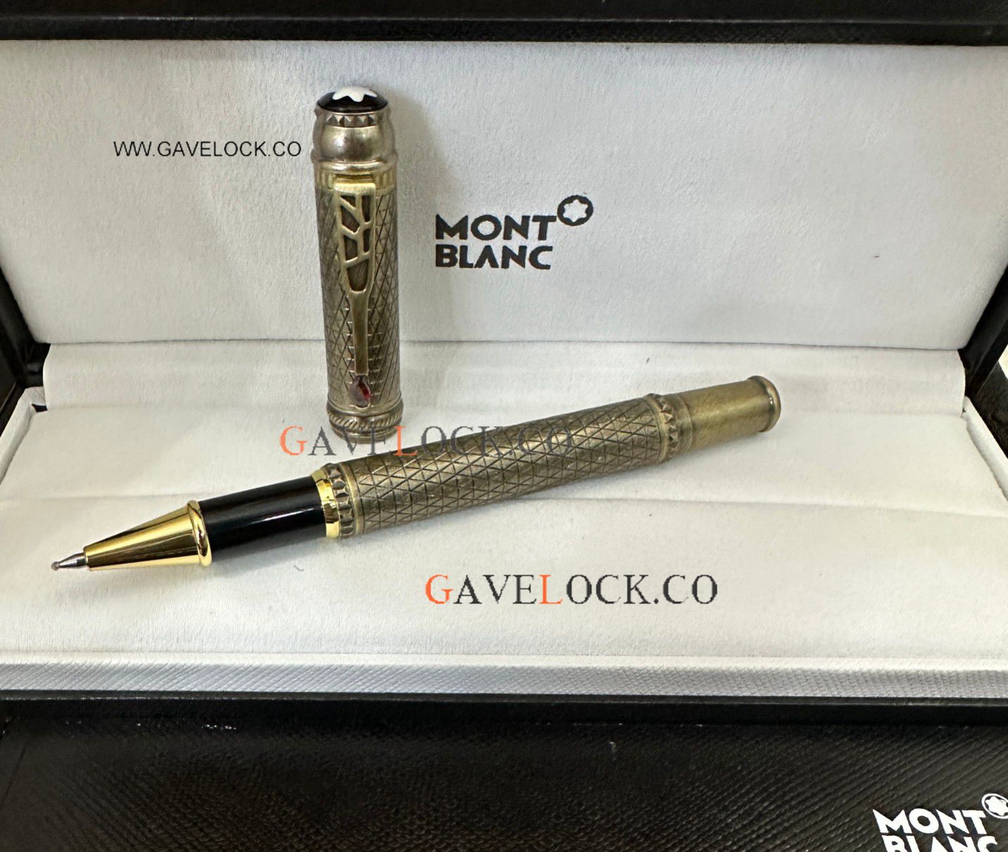 Vintage Montblanc Pens Scipione Borghese Rollerball All Gold  Vintage Montblanc Pens Scipione Borghese Rollerball All Gold